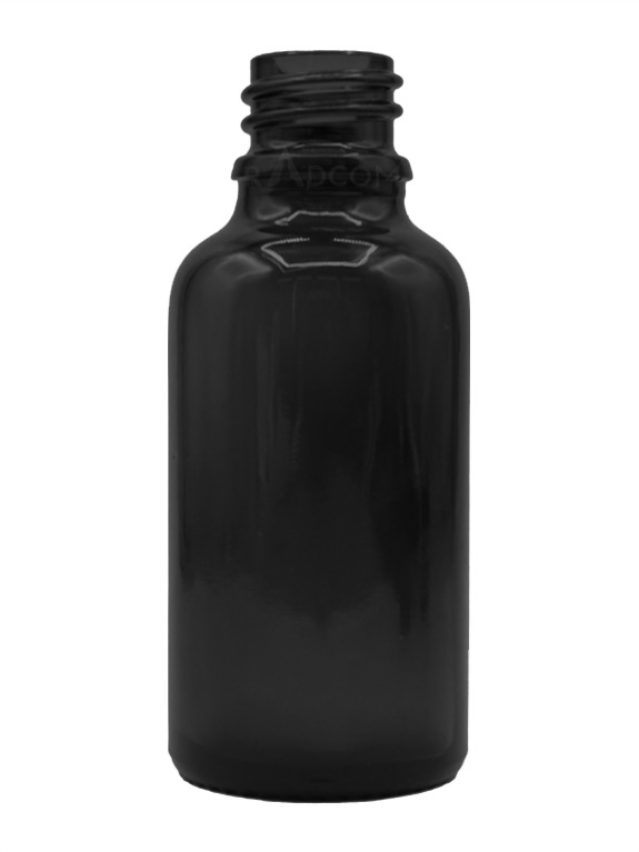 30ML - Opp Black Coated-Dropper Bottles
